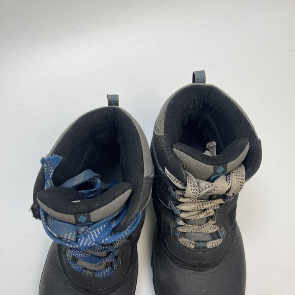 Columbia Rope Tow Boots Unisex Waterproof Youth Size 4 Snow Boots Blue Winter - Picture 11 of 15